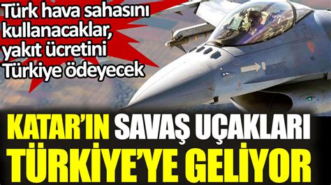 T­ü­r­k­ ­a­s­k­e­r­i­n­d­e­n­ ­s­o­n­r­a­ ­s­a­v­a­ş­ ­u­ç­a­k­l­a­r­ı­ ­d­a­ ­K­a­t­a­r­ ­y­o­l­c­u­s­u­